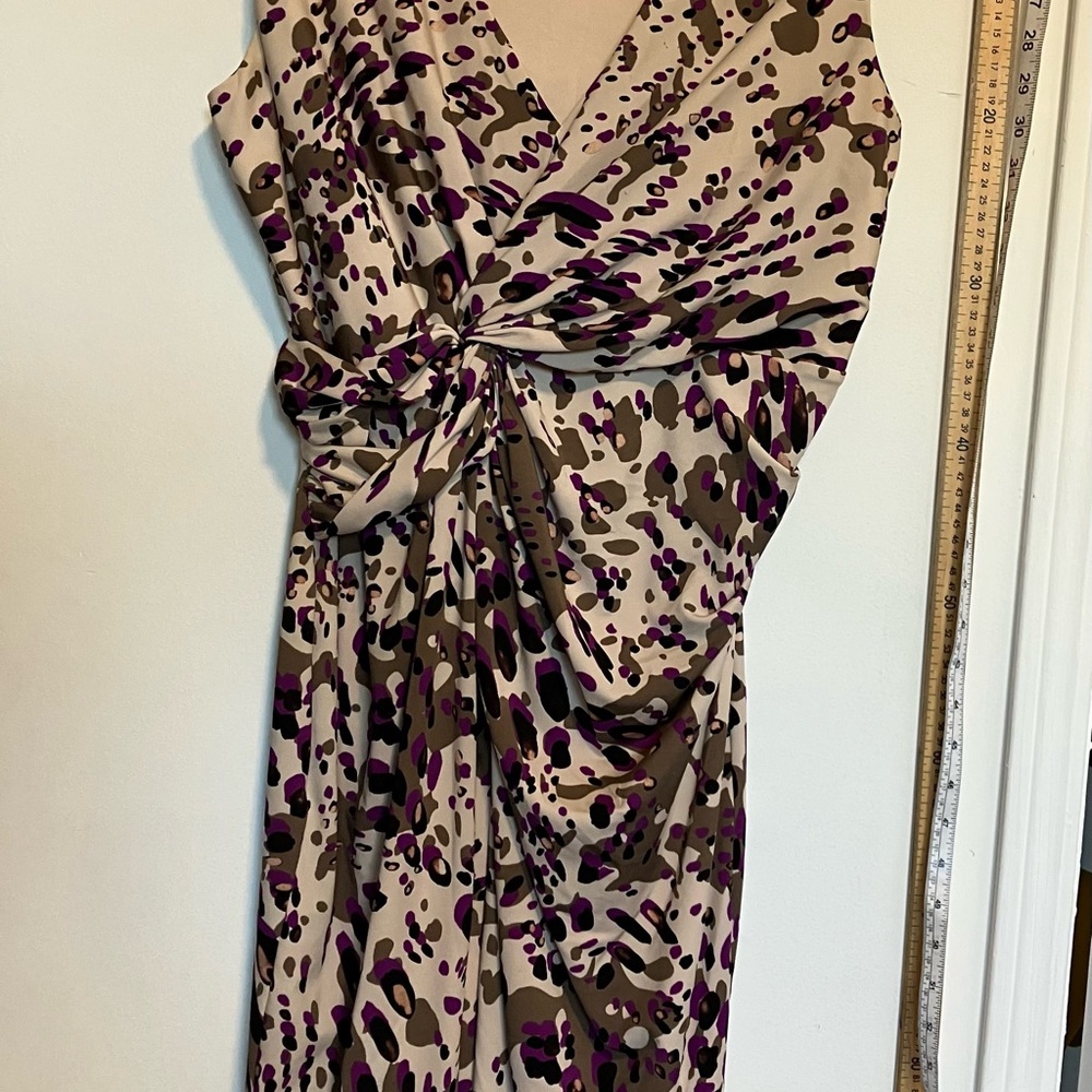 Elegant Print Midi Dress